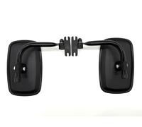 2 specchietti retrovisori esterni per camion, ø15-18 mm, 232 x 145 mm, con supporto per specchietto retrovisore e braccio di supporto SET