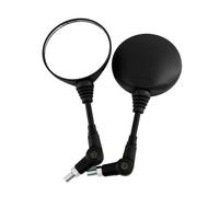 2 Specchietti Retrovisori Pieghevoli Rotondi Da 8 Mm E 10 Mm Per Scooter, Accessori Per Motocross, Specchietti Laterali Per Bici E Moto specchiettis retrovisori