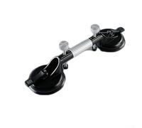 2. Splicer livellatore per piastrelle, doppia ventosa in gomma morbida, manico ergonomico in metallo per piastrelle senza cuciture (nero, 130 mm)