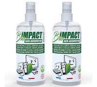 2 spray detergenti per schermi di TV, smartphone, PC, televisori, laptop, occhiali, 2X500 ml, biologici e naturali, certificati ECOCERT