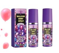 2 spray per palloncini ad alta lucentezza, ad asciugatura rapida, durano più a lungo per un aspetto brillante