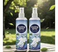 2 spray rinfrescanti estivi per clima caldo, spray rinfrescante per corpo e viso, effetto spray freddo per idratare, cura naturale per freschezza e vitalità nella vita quotidiana