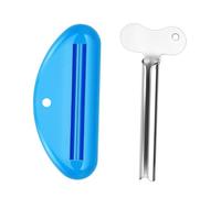 2 spremi dentifricio per dentifricio, spremi-dentifricio, per dentifricio, pigmenti, cosmetici (1 spremiagrumi in metallo, 1 spremiagrumi in plastica)