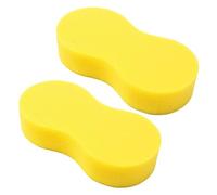 2 spugne extra large, adatte per la pulizia di auto, parabrezza e carrozzeria, pulizia della casa, giallo (22 x 11 x 4,5 cm)