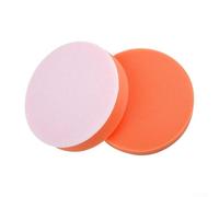 2 spugne piatte per lucidatura auto, multiuso, tra cui pietra, vetro e ceramica (17,8 cm)