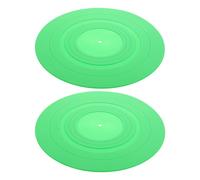 2 StÃ¼ck Plattenspieler-Slipmat fÃ¼r Vinyl-Schallplatten
