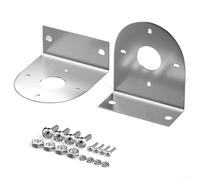 2 staffe a forma di L per luci a forma di anguria per camion, SUV, camper, ATV, in acciaio inossidabile 304, supporto per luce sotterranea per finitura lucida, accessori per modanatura esterna stabile