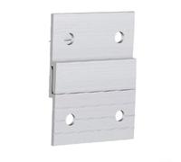 2 staffe a sospensione in lega di alluminio con profilo unico a forma di Z per il montaggio di pannelli a parete e display, resistenti e progettate per effetto sospensione a filo (B)