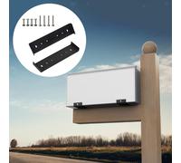 2 staffe di montaggio per cassetta postale per supporto di fissaggio