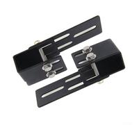 2 staffe di montaggio regolabili per barre luminose a LED per portapacchi auto, design facile da usare