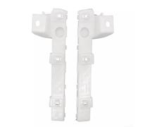 2 staffe di supporto per paraurti anteriore sinistro e destro, in ABS, colore bianco, compatibili con Lancer 2008-2017 ad eccezione di Evo OEM 6400F549 6400F550