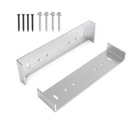 2 staffe per cassette postali resistenti, in alluminio leggero, facili da installare contro l'oscillazione e l'oscillazione per la maggior parte dei tipi di cassette postali