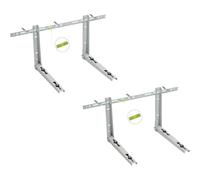 2 STAFFE PER CLIMATIZZATORI 450x380x800mm CARICO 80KG GILARDI