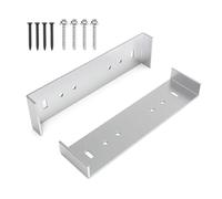 2 staffe resistenti per cassette postali in alluminio, facili da installare contro l'oscillazione e l'oscillazione, per la maggior parte dei tipi di cassette postali accessori