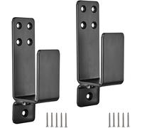 2 staffe robuste per porta barricade, Granmagazz a U, in metallo, per porte di sicurezza, per evitare l'accesso non autorizzato per casa, capannoni, fienili e porte del garage