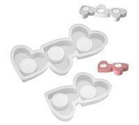 2 Stampi A Candela Per Cuore Rendere Resistente Alla Temperatura Della La Del Cuore Del Supporto Tealight