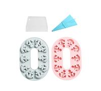 2 Stampi In Silicone A Forma Di Ancora Per Realizzare Decorazioni Per Torte, Decorazioni Per Torte O Dolci Fatti In Casa, Caramelle Gommose, Dessert, 10 Cavità