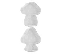 2 stampi in silicone a forma di fungo per candele fai da te, per realizzare