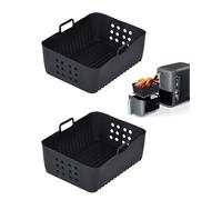 2 stampi in silicone Air Fryer per Ninja Dual Stack SL400EU SL400EUCP Silicone stampo accessori Air Fryer compatibile con Ninja Foodi Max Dual Zone 9.5L AF400EU AF300EU (Clausola esplicita)