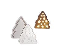 2 stampi in silicone con base dell'albero di Natale, sicuri e facili da pulire, regalo per gli amanti del fai da te, stampi per appassionati di pasticceria