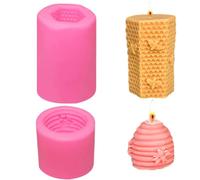 2 stampi in silicone per api, mini stampo per api, cubetti di ghiaccio, caramelle, cioccolato, candele fai da te, per accessori da forno