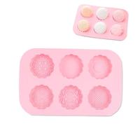 2 stampi in silicone per biscotti, stampo rotondo per torta a forma di luna, stampo in silicone per biscotti con pelle di neve, stampo per torta lunare per la cottura di timbri per biscotti