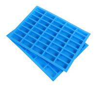 2 stampi in silicone per caramello, 40 griglie, cubetti di ghiaccio,