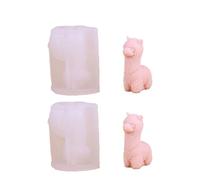 2 stampi in silicone per cupcake, muffin, gelato, sapone/gesso, resistenti al calore (-40 °C ~ 230 °C), per alimenti, facili da pulire (C)