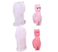 2 stampi in silicone per cupcake, muffin, gelato, sapone/gesso, resistenti al calore (-40 °C ~ 230 °C), per alimenti, facili da pulire (A)