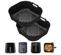 2 stampi in silicone per friggitrice ad aria calda, accessori per Philips Airfryer XL - 6,2 l (HD9270)/5000 serie XXL, 7,2 l (HD9285), inserto in silicone Air Fryer per COSORI 4,7 l