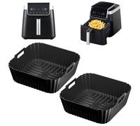 2 stampi in silicone per friggitrice ad aria calda Ninja Max Pro 6,2L AF180EU Philips HD9270, stampo in silicone Airfryer accessorio per Ninja AF180DE 6,2L AF140EU 4,7L