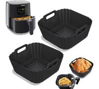 2 Stampi in Silicone Per Friggitrice Ad Aria Philips Essential Airfryer 4,1L (HD9252, HD9200, HD9255), Riutilizzabili Philips Accessori Per Friggitrice Ad Aria, Accessori Airfryer Philips