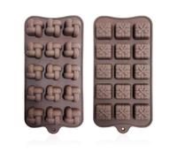 2 Stampi Per Cioccolato, Stampi In Silicone Per Dessert, Stampi 3D, Utensili Da Cucina, Gelatina, Dessert Fai Da Te