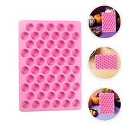 2 stampi rotondi in silicone per dolci fai da te - 55 fori/2 cm di diametro,