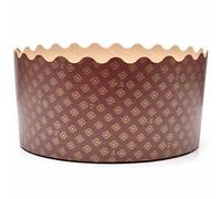 2 STAMPI stampo PANETTONE 5 kg BASSO in carta FORMA PIROTTINO NATALE PANDORO