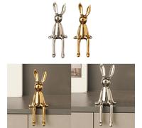2 Statuette di Conigli per La Zona Giorno