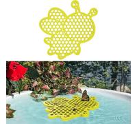 2 stazioni di irrigazione per api, mangiatoia per farfalle, stazione di irrigazione a farfalla per decorazione da giardino, giallo