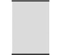 2 Stecche Nere per Poster 100 cm + 2 Ganci