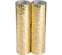 2 Stelle Filanti Metal/Oro, Ologrammi, 18 Rot., 7 mm, 4 mt