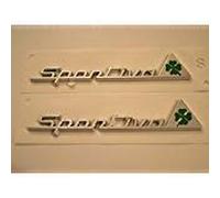 2 Stemmi loghi SPORTIVA QUADRIFOGLIO ALFA ROMEO GIULIETTA 147 159 MITO GT sigla