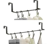 2 stendibiancheria per termosifoni, portasciugamani per appendere termosifoni, porta asciugamani da appendere per interni, colore: nero