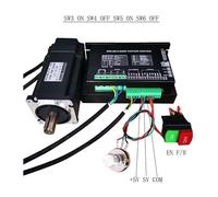 2 stes of NEMA 24 Brushless DC electronic starter with driver 48V 400W 3000rpm NWPNLXEA