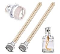 2 Stoppino Lampada Catalitica, 13mm Fragranza Stoppini di Ricambi Bruciatore Controllo dell'Aria Diffusore Aromaterapia Accessori, 16 cm