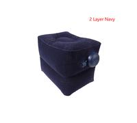 (2 strati) Cuscini da viaggio gonfiabili Poggiapiedi per bambini Auto Aereo Letto per dormire Poggiapiedi regolabile