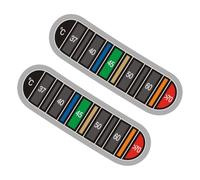 2 strisce adesive termometriche display temperatura in gradi caffè liquido strisce cucina impermeabile ad alta viscosità etichetta