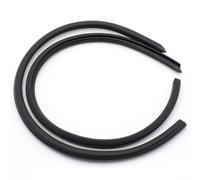 2 strisce di guarnizione per porta auto, colonna B, colore nero, 75 cm, profilo in gomma, con anima in acciaio, resistente alle intemperie e riduzione del rumore, facile da montare per il rivestimento