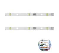 2 strisce di luce LED per asta, striscia LED di risposta per Réfrigérateur Light Bar Strip striscia di luce per frigorifero 1629348 DC12 V 2 W, colore bianco freddo, installazione facile e basso