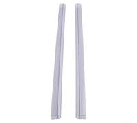 2 strisce di ricambio per porta della doccia da 50 cm con deflettore d'acqua 68101215 mm guarnizione in gomma per porte in vetro per mantenere il bagno asciutto e prevenire il flusso d'acqua (15 mm)