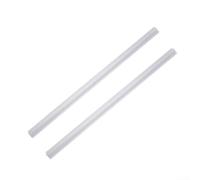 2 strisce di ricambio per porta della doccia, deflettore d'acqua in PVC trasparente per pannelli in vetro da 14 mm, 17 mm, 23 mm, separazione da asciutto e bagnato (14 mm)