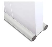 2 strisce di tenuta per porta, isolamento tagliabile sotto la porta, blocco di correnti, antivento, anti-freddo, protezione dalle intemperie, schiuma acustica (doppio bianco)